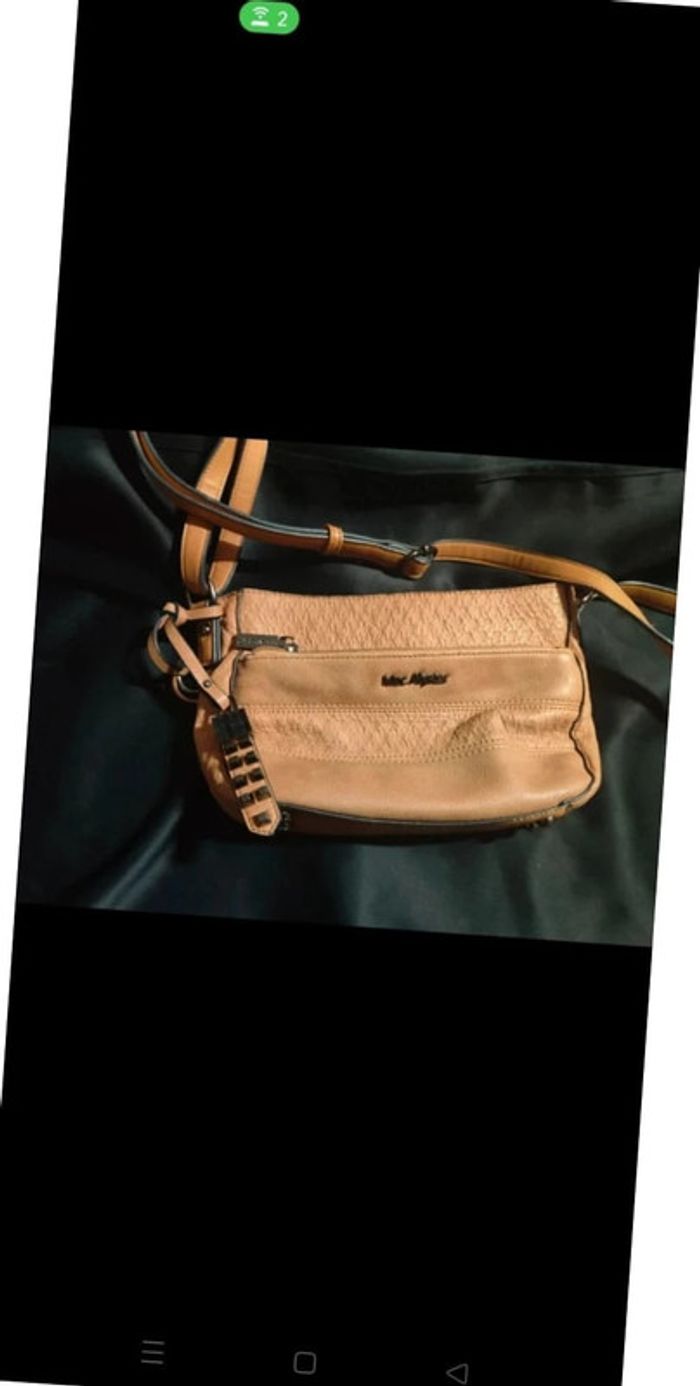 Jolie sac bandoulière beige