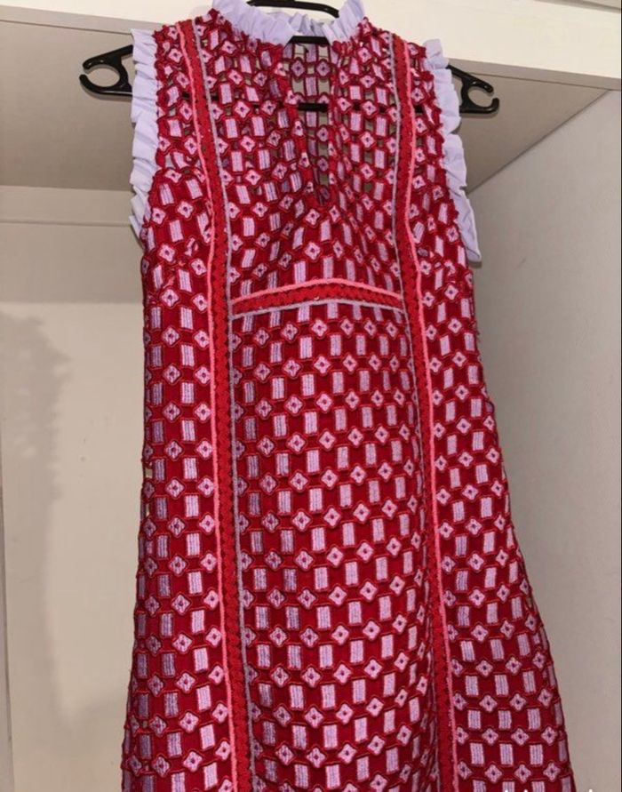 ROBE CHIC SANDRO ROUGE Neuve 350€ PRIX MAGASIN - photo numéro 6