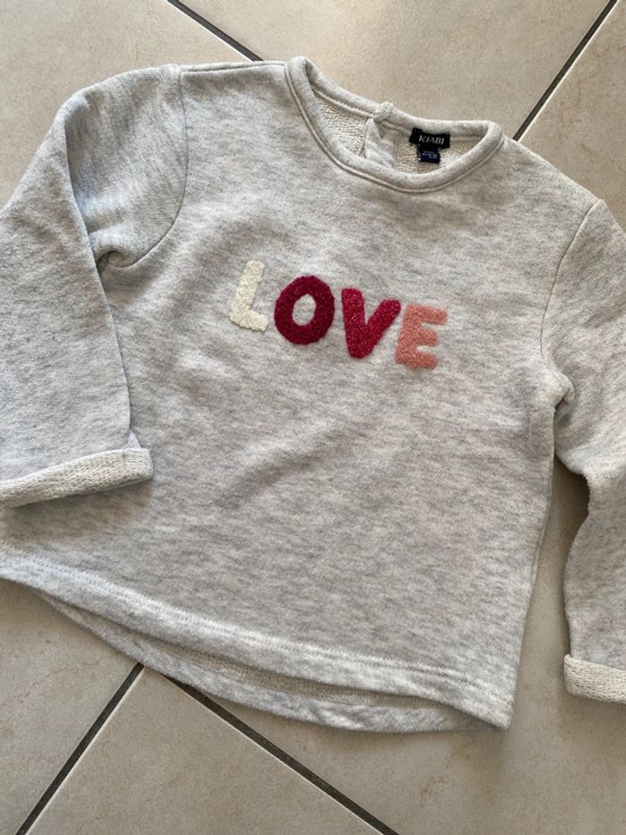 Pull fille Kiabi 24 mois