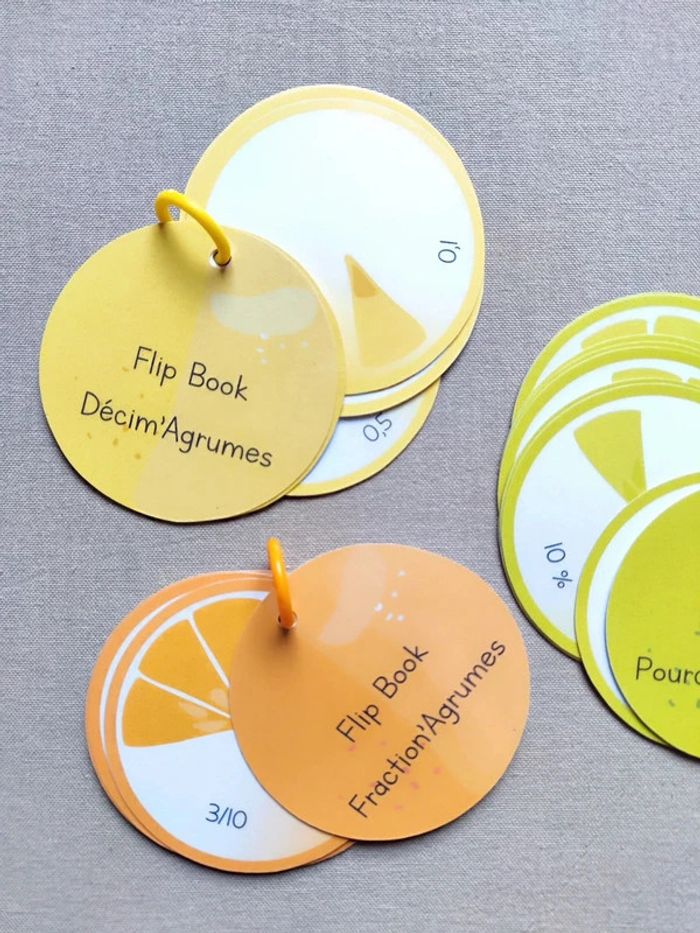 Carnets de fractions, pourcentages et nombre décimaux - photo numéro 2