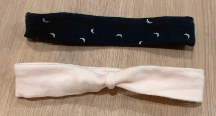 Lot de 2 bandeaux élastiques serre-tête - photo numéro 2