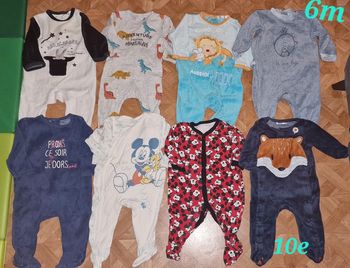 Lot 8pyjama 6mois