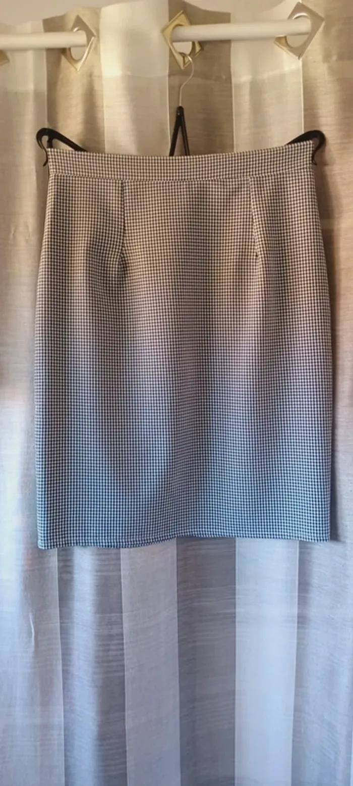 Ensemble tailleur jupe femme à carreaux - photo numéro 8