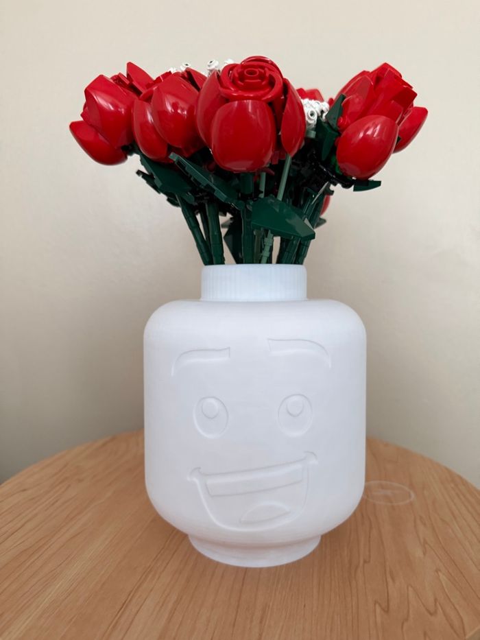 Vase lego idéal fleurs lego 3D - photo numéro 1