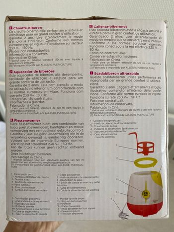 Chauffe biberon Tigex