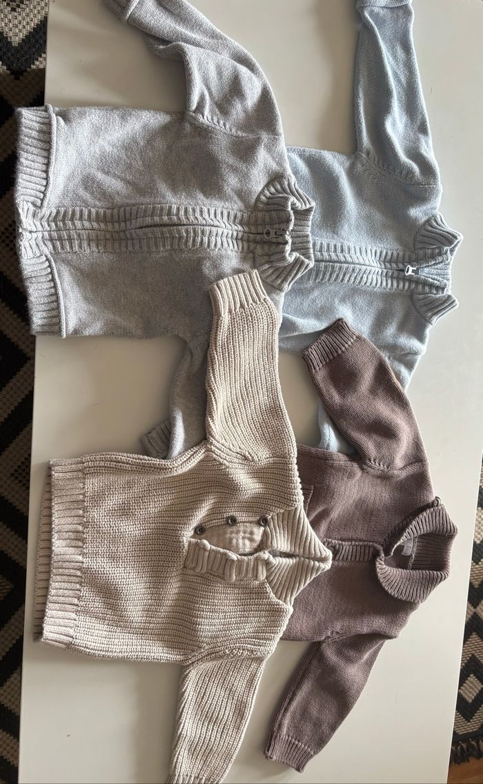 Gilets en mailles