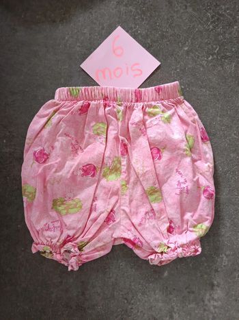 Short rose 6 mois