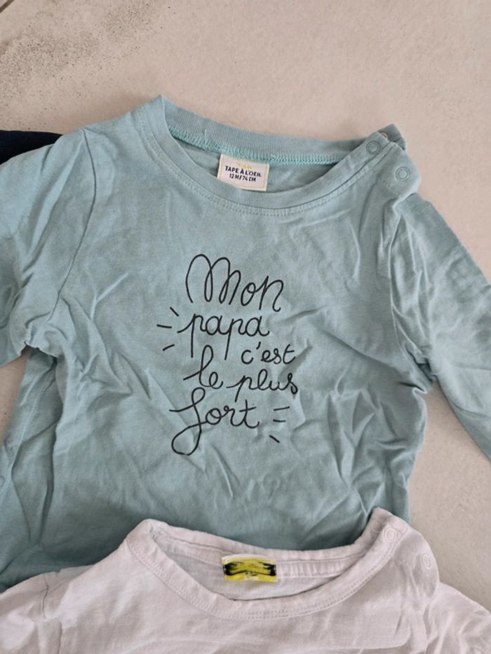 Lot tshirts 12mois - photo numéro 6