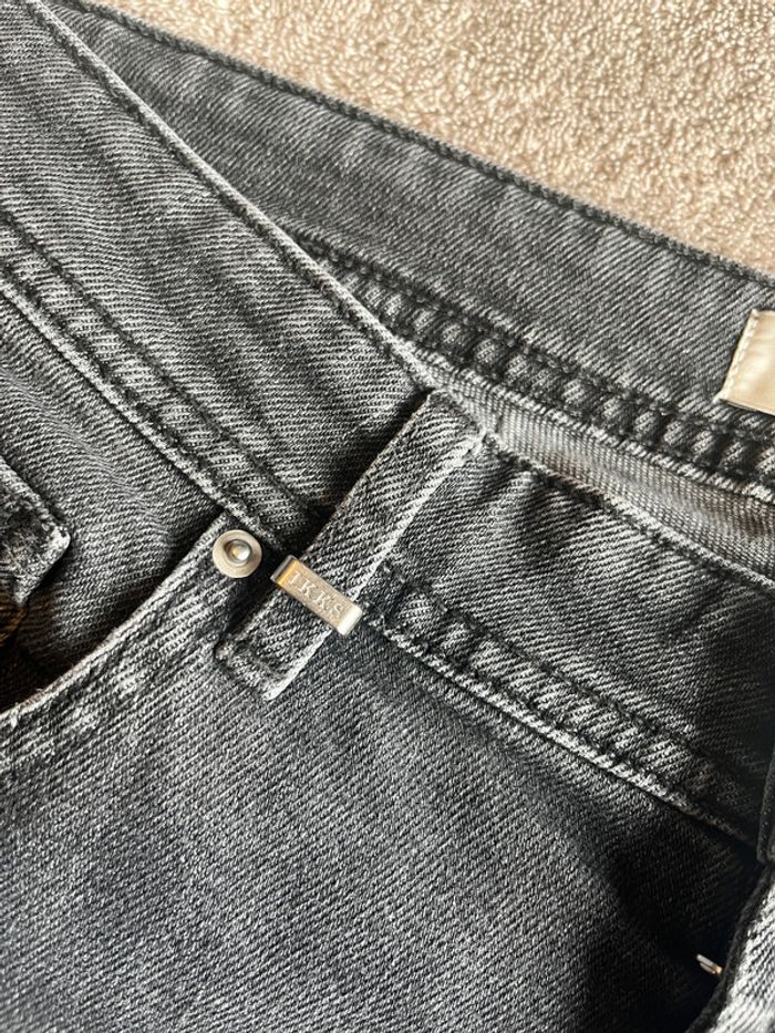 Jean skinny gris IKKS Men – taille 28 – avec poches et anneaux ceinture - photo numéro 4