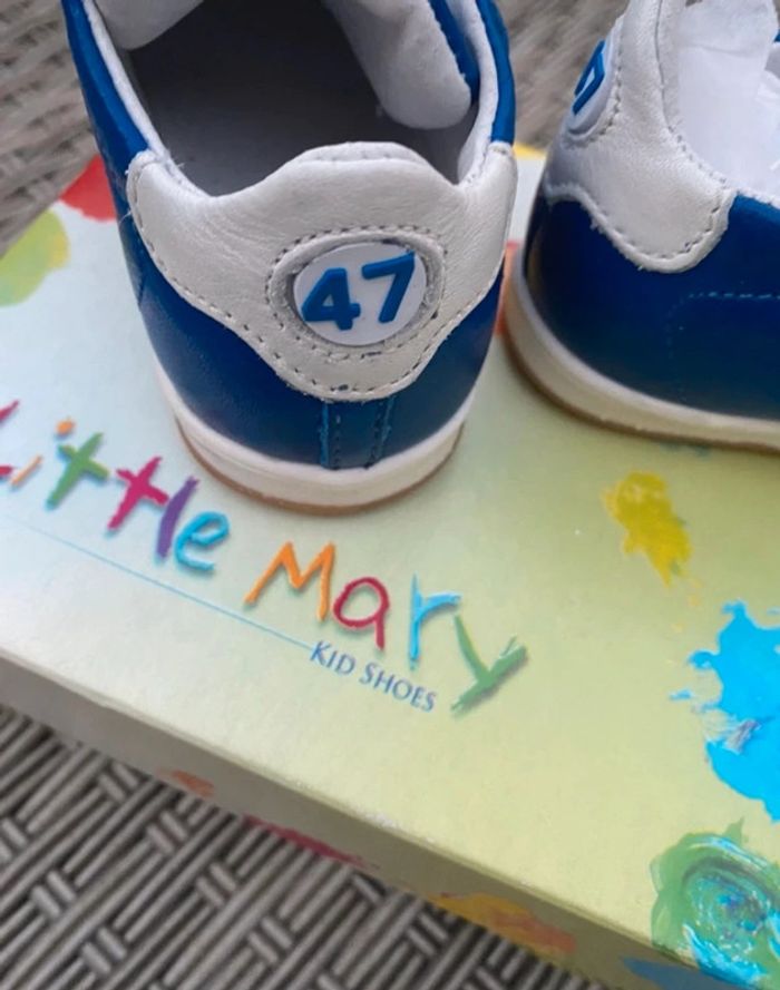 Baskets chaussures Little Mary en cuir taille 20 neuves - photo numéro 3