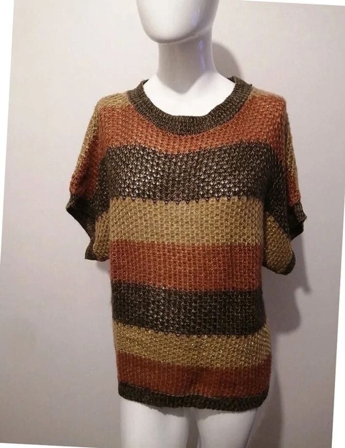 pull d'hiver Cache Cache marron taille S