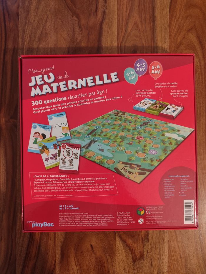 Jeu de société mon grand jeu de la maternelle - photo numéro 2