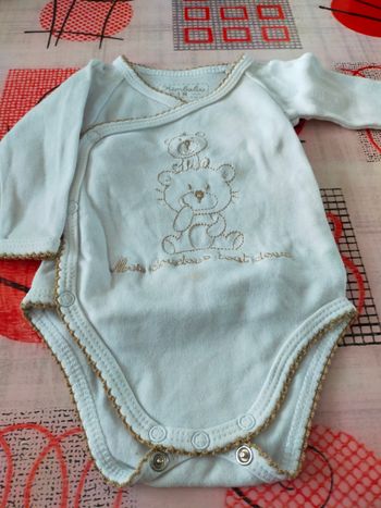 Body nounours 1 mois
