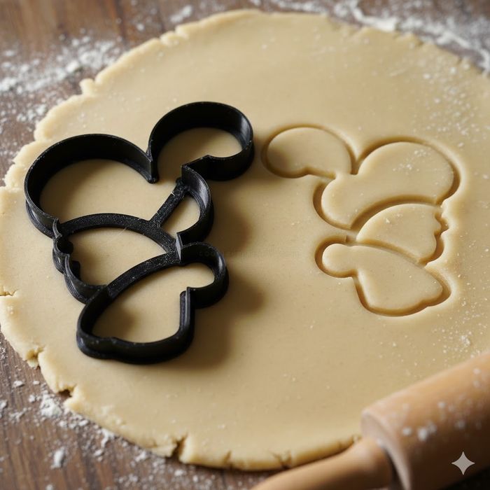 Emporte-pièce biscuit forme originale 8 cm pour pâtisserie créative