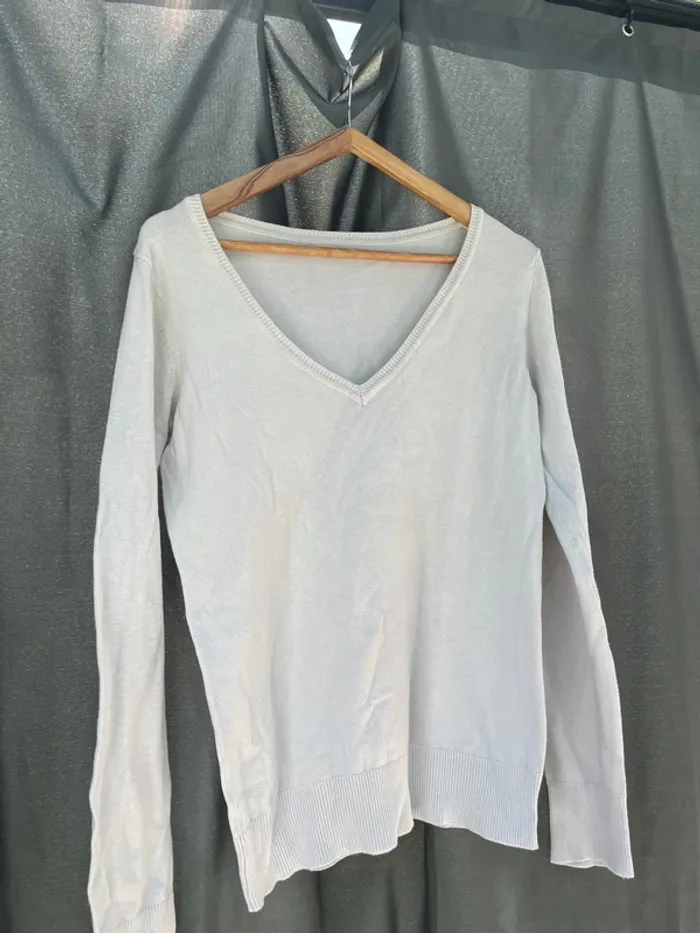 Pull blanc