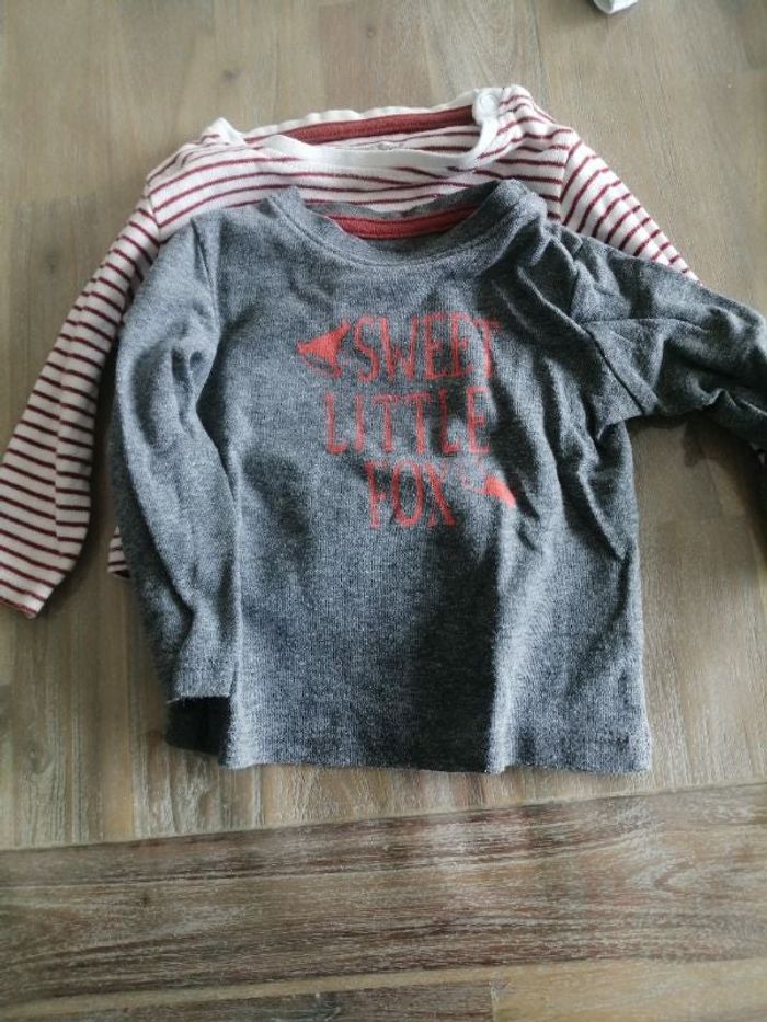 2 tee shirt manches Longues