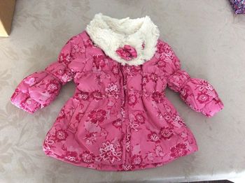 Manteau 6 mois col fourrure