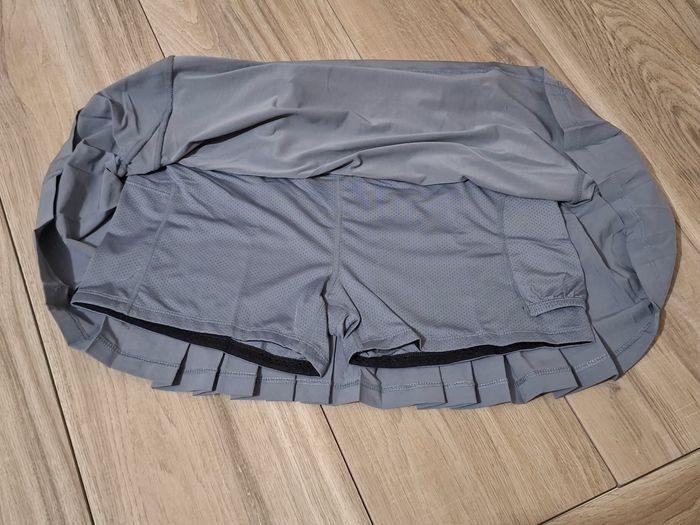 Jupe femme short sport tennis golf gris - photo numéro 3