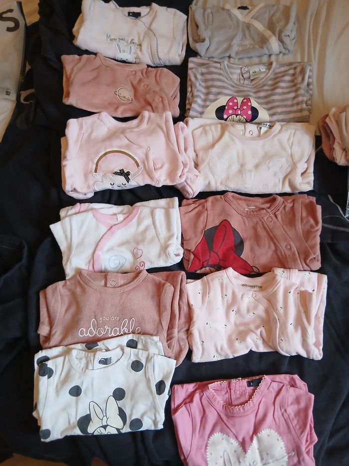 Lots de vêtements bébé fille