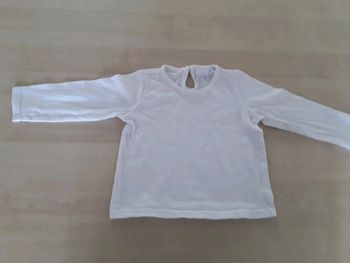 Maillot blanc 18 mois