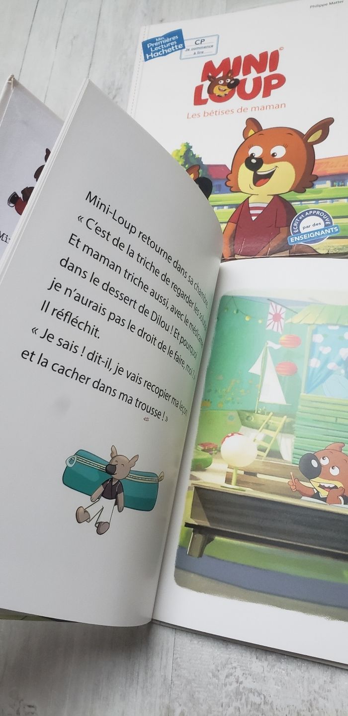 Livres premières lectures mini loup - photo numéro 2