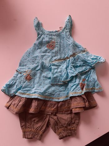 Ensemble tunique et short fille