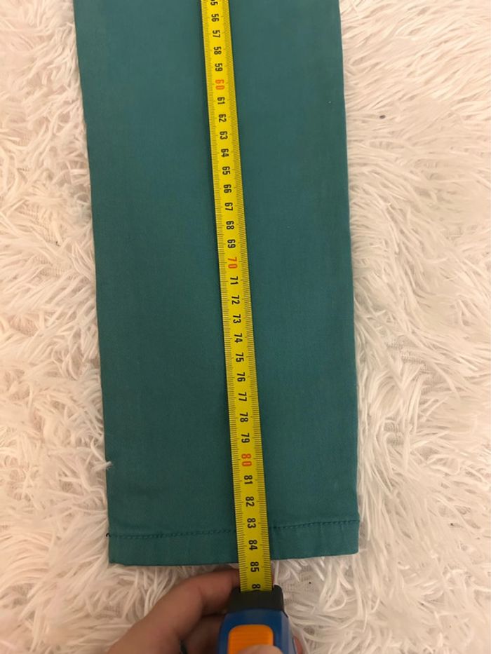 Jean Skinny, vert, taille 10 ans neuf - photo numéro 4