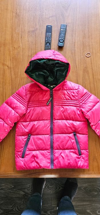Manteau doudoune rose fille 5 ans