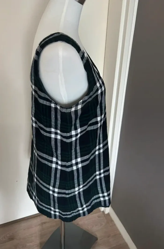 Roseanna top débardeur haut tunique haut carreaux  femme,  taille 40 Excellent état - photo numéro 5