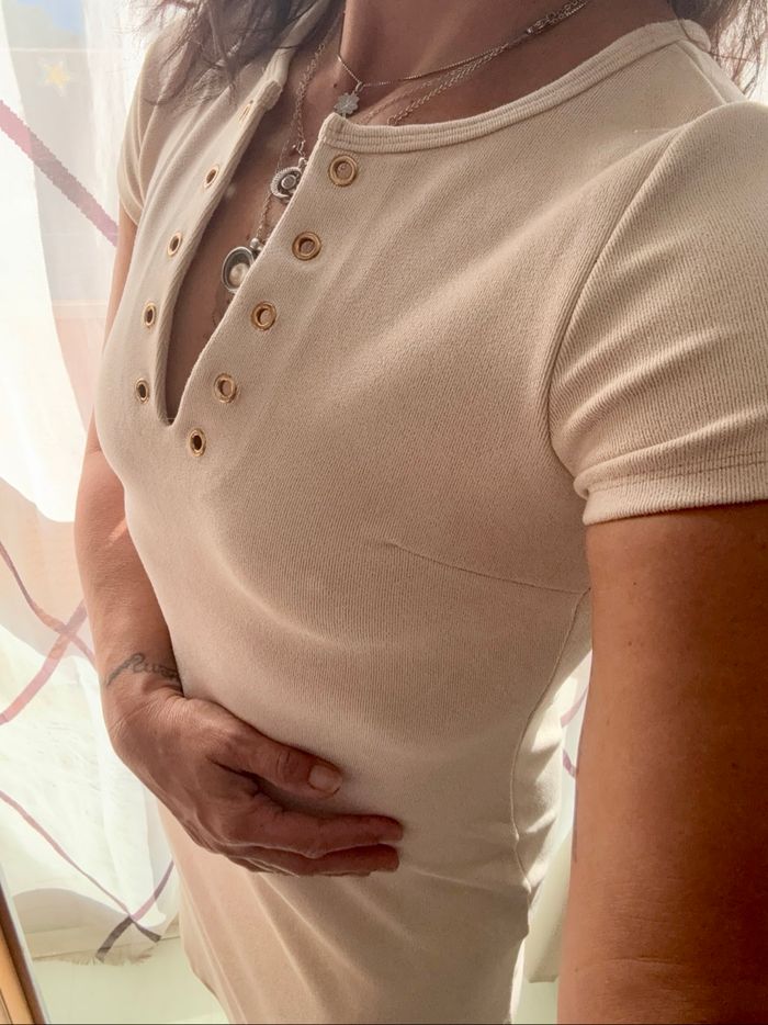 Robe nude toute douce féminine Voyelles - photo numéro 3
