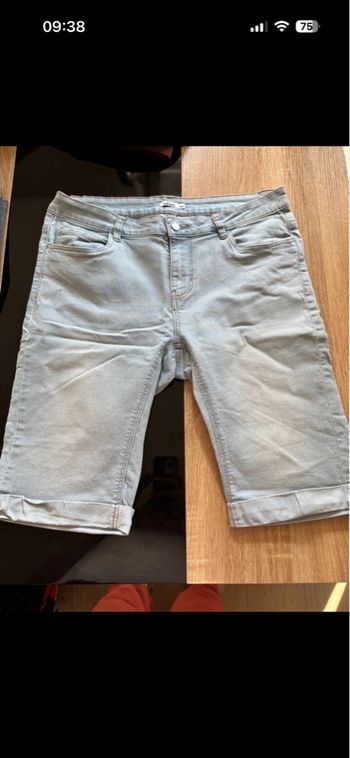 Short en jean femme