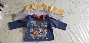 Lot de 3 hauts manches longues