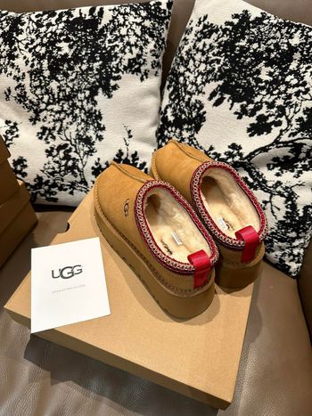 Bottes de neige UGG, sandales d'hiver, marron, pointure 38