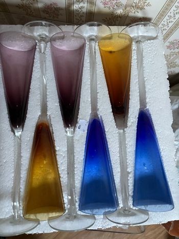 Verre champagne vintage 