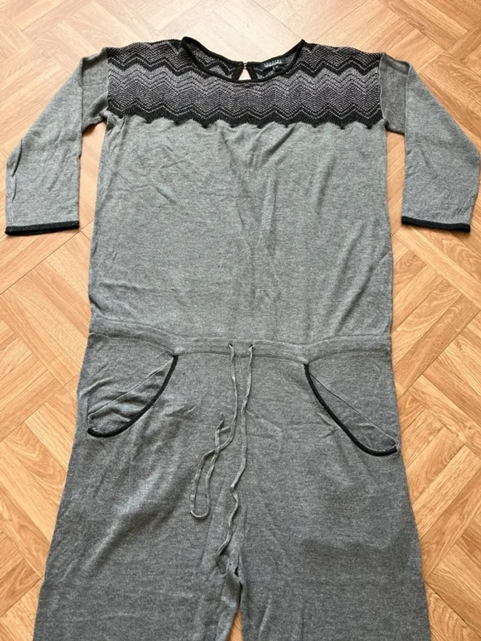 Combinaison ensemble manches 3/4 gris vintage Georges Rech (NEUVE) - photo numéro 2
