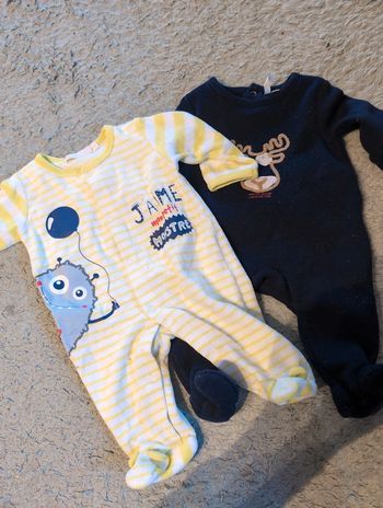 Lot pyjamas velours
