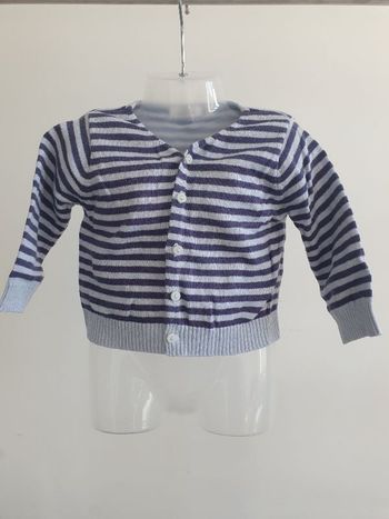 6 mois pull fin gilet