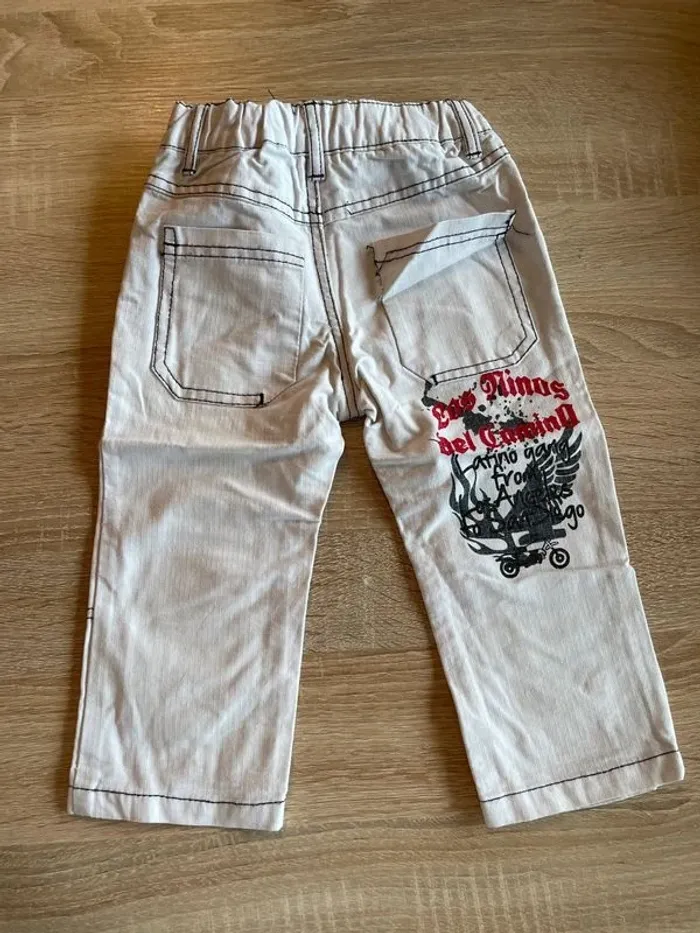 jeans blanc 18 mois - photo numéro 2