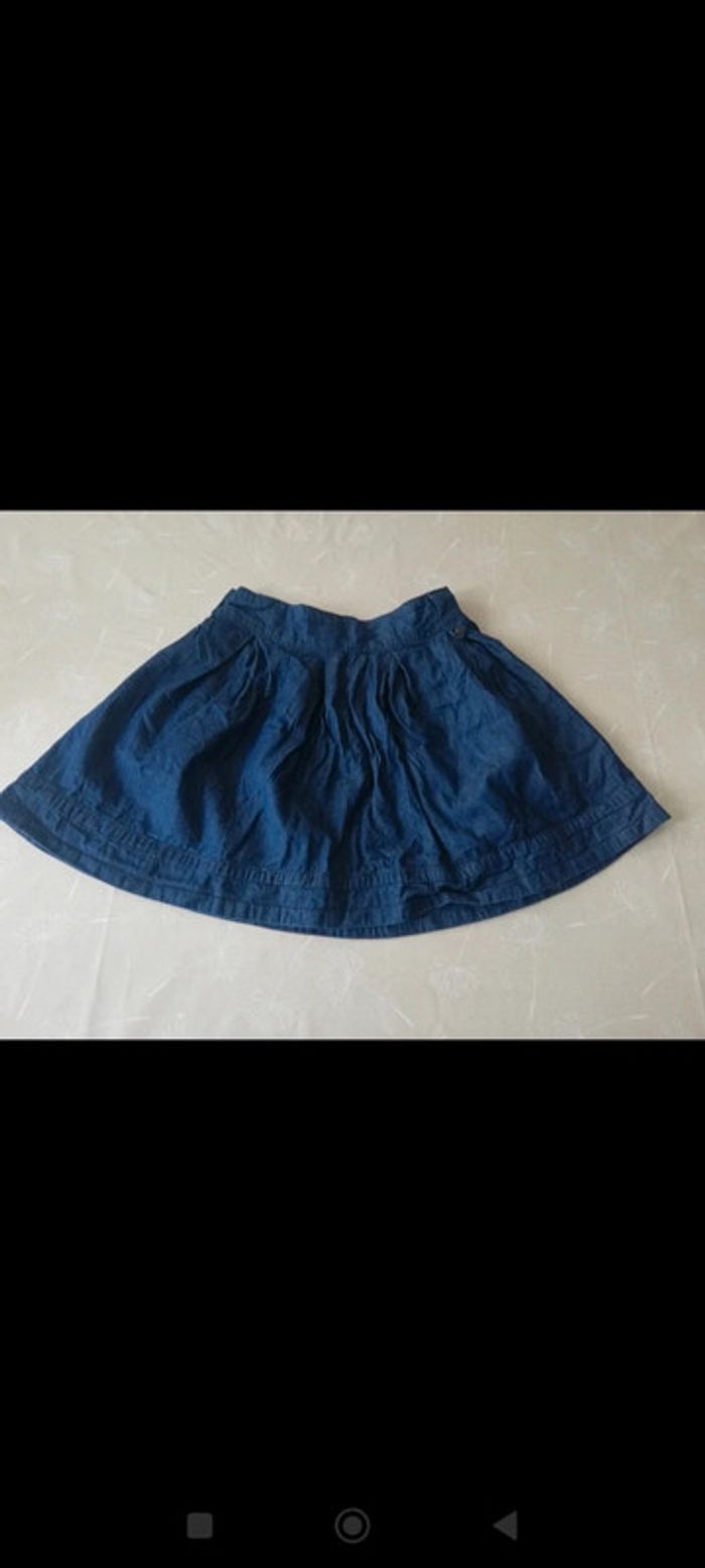 Jupe évasée en jean bleu Mystic Jeans 10 ans neuve 4€ - photo numéro 3