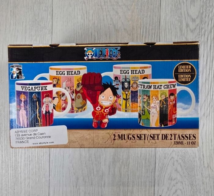 🌟 Lot de 2 Tasses One Piece Collector Édition Fan de Luffy et son Équipage 🌟 - photo numéro 2