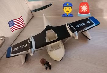 Avion playmobil police 