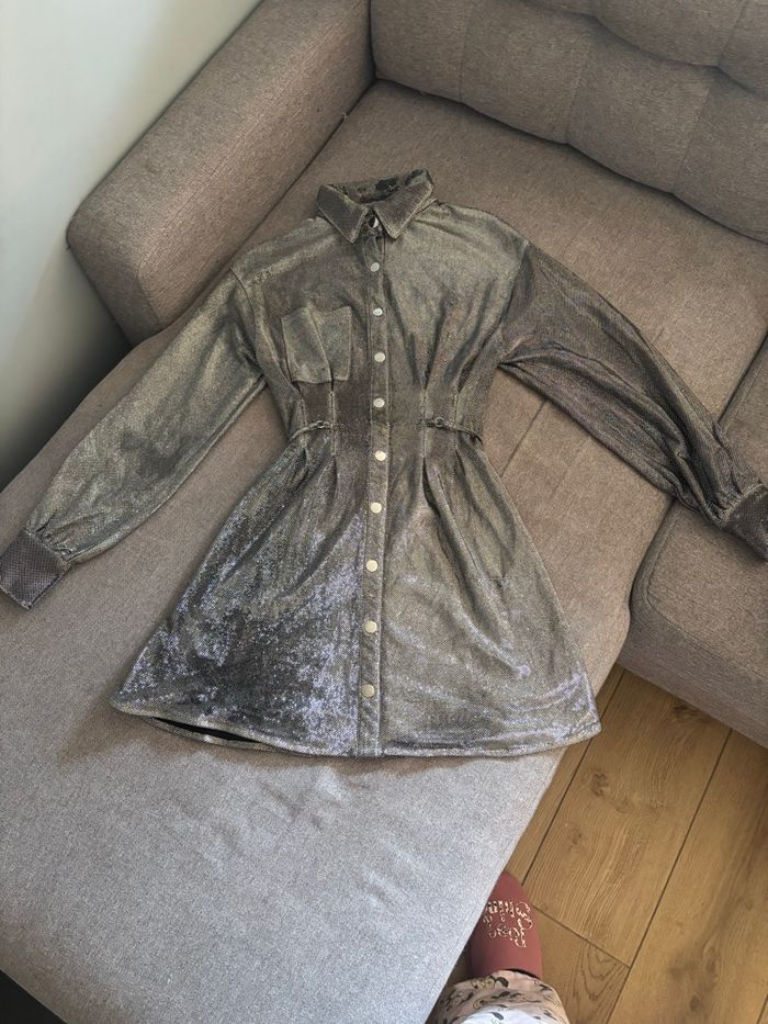 Robe argenté