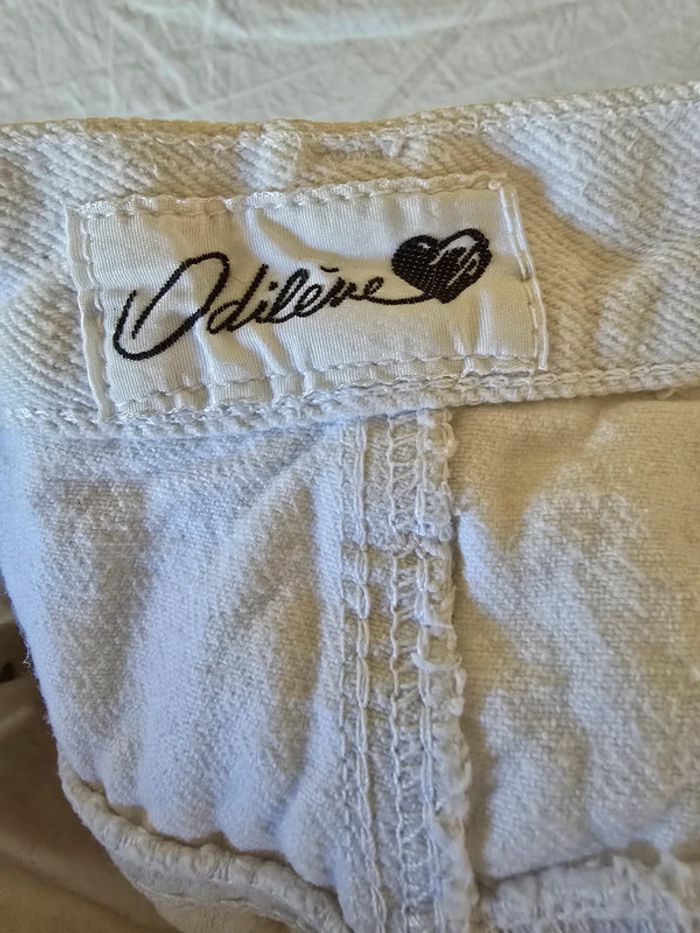 Short en jeans court 🍒Odilène vintage 80🍒taille 32/34 - photo numéro 6