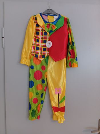 Combinaison de clown 7/8ans