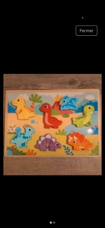 Puzzle bois 10 mois