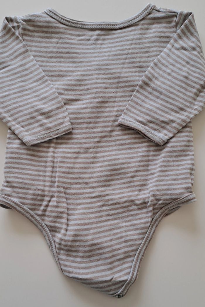 Lot de 3 bodies manches longues Vertbaudet 12 mois - photo numéro 6