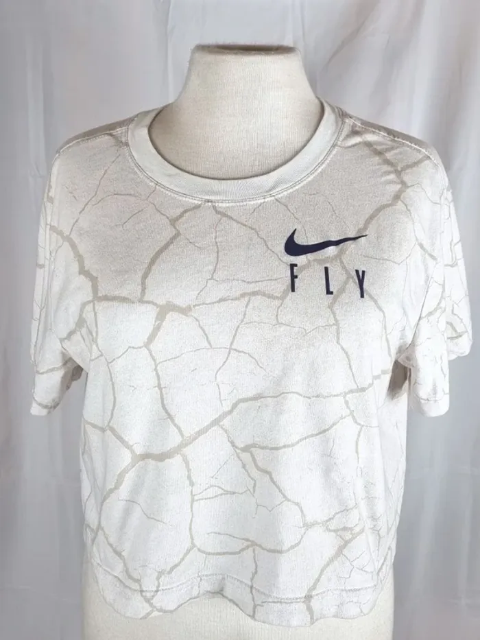 Nike fly crop Top sport 100% coton super pour le sport T S/36