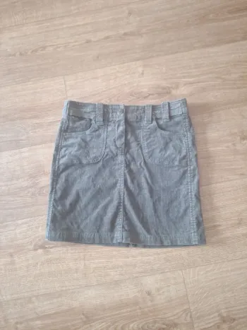 Jupe courte en velours Camaieu