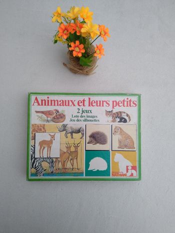 Jeu Animaux et leurs petits Nathan
