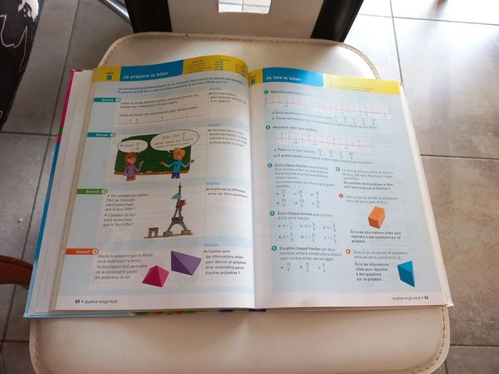 Manuel de l'élève Cap maths cm1 - photo numéro 3